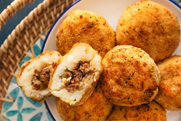 Air Fryer Papas Rellenas